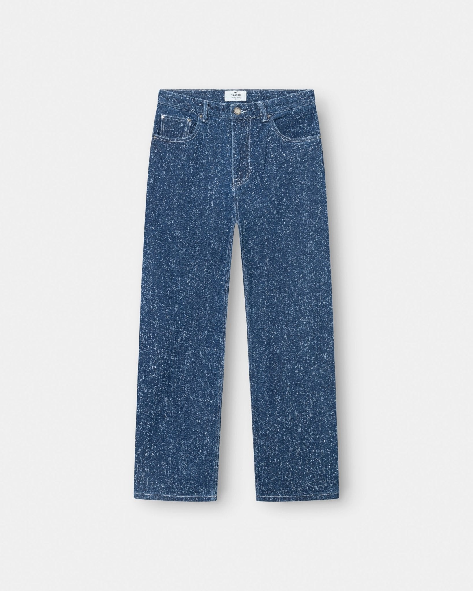 Textured Denim Jeans Mid Blue | Skagen - clothing.dk